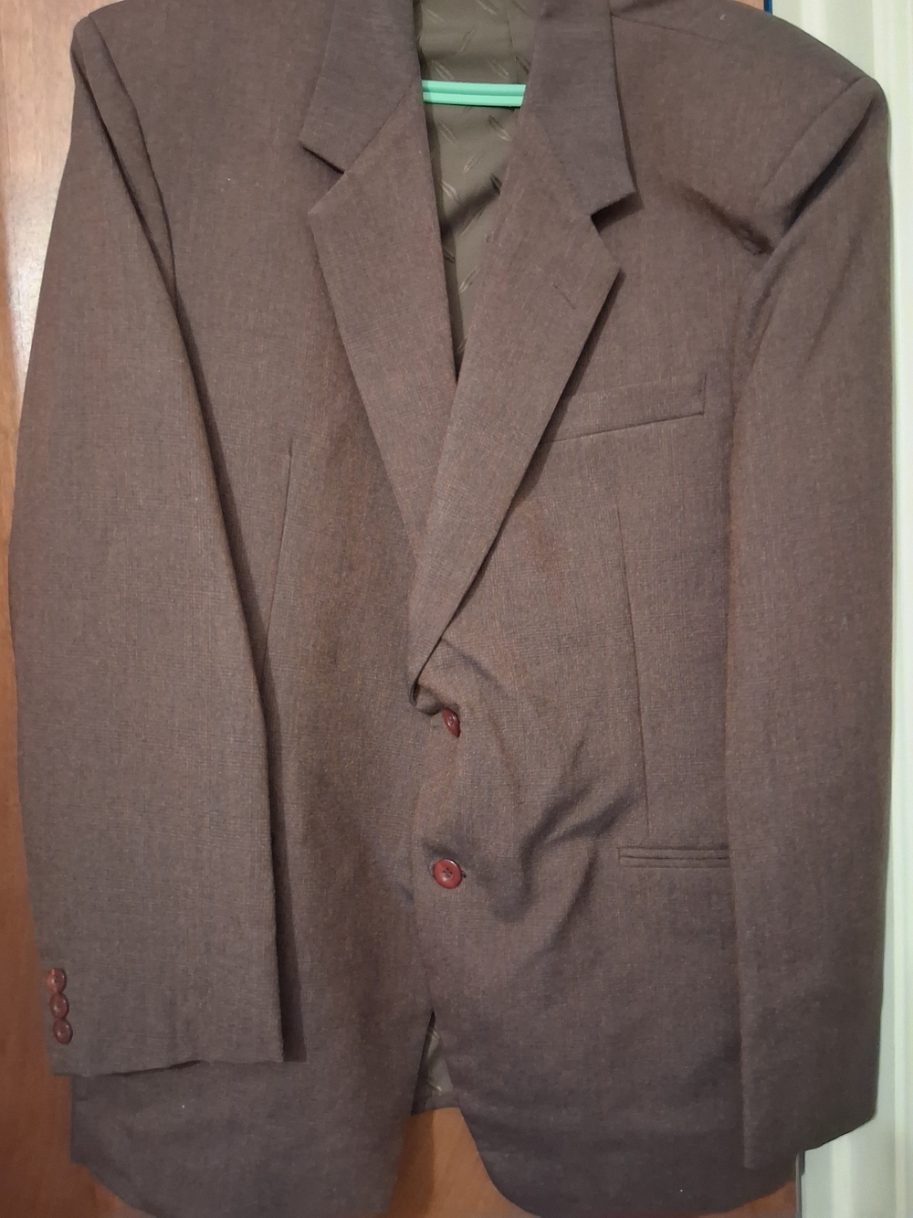 Swamy Tailors - Men's Brown Two-Button Blazer